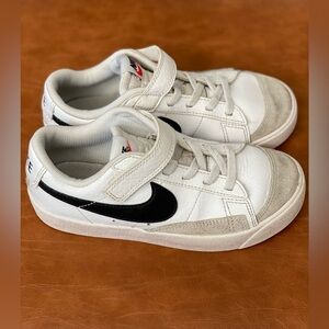 Nike Kids Blazer White and Black Sneakers